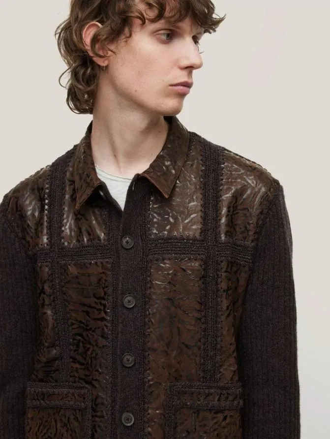 ELLINGTON SHIRT JACKET Mocha Clothing John Varvatos TShirts ELLINGTON SHIRT JACKET Mocha Clothing John Varvatos TShirts