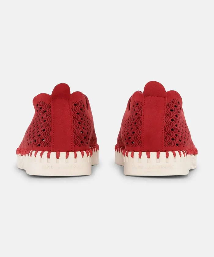 Flats 8211 Deep Red Shoes Ilse Jacobsen Tulip Flats