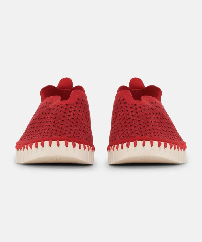 Flats 8211 Deep Red Shoes Ilse Jacobsen Tulip Flats