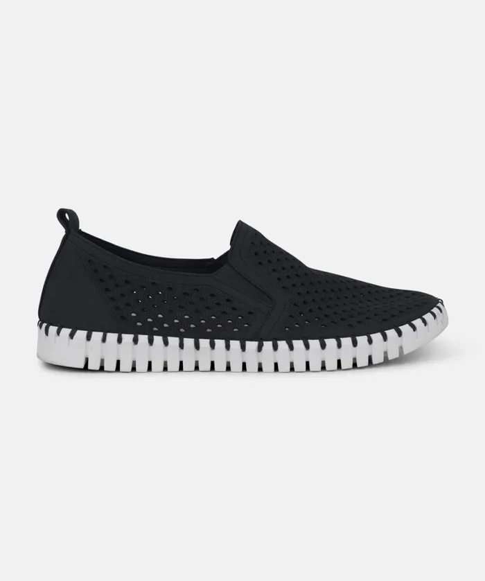 Flats For Men 8211 Black Shoes Ilse Jacobsen Tulip Flats