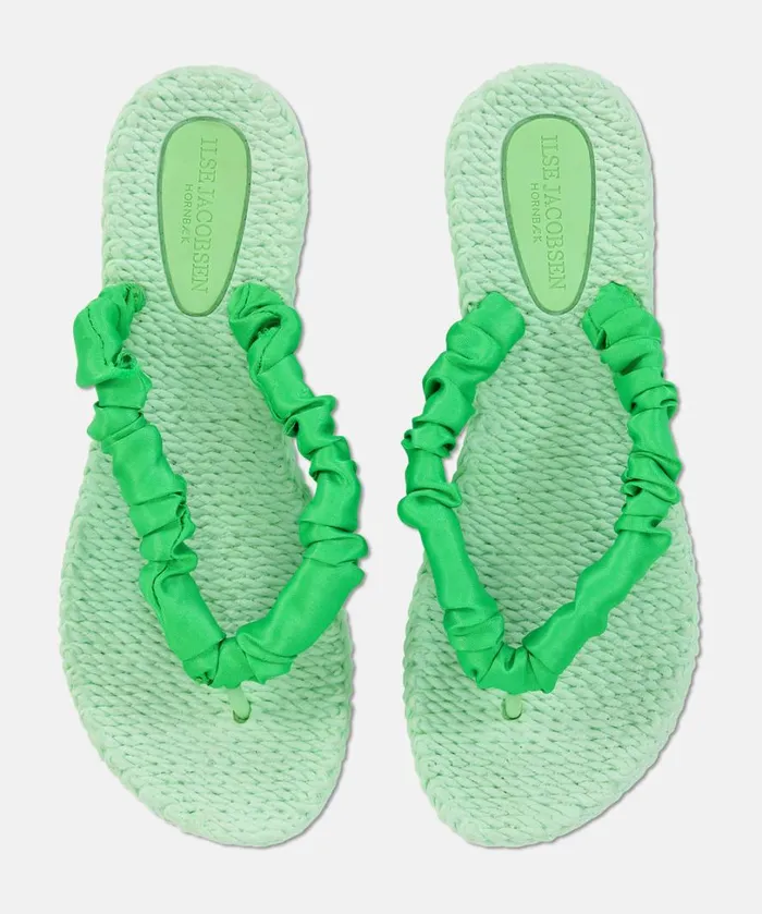 Flip Flop 8211 Bright Green Shoes Ilse Jacobsen Flip Flops