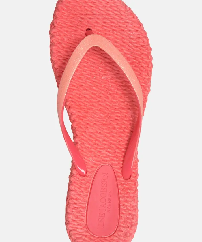 Flip Flop With Glitter 8211 Indian Red Shoes Ilse Jacobsen Flip Flops Flip Flop With Glitter 8211 Indian Red Shoes Ilse Jacobsen Flip Flops