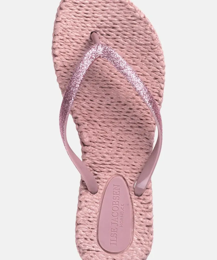 Flip Flop With Glitter 8211 Misty Rose Shoes Ilse Jacobsen Flip Flops