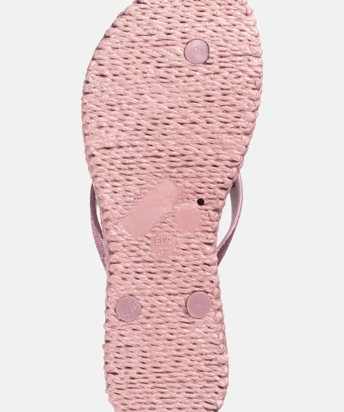 Flip Flop With Glitter 8211 Misty Rose Shoes Ilse Jacobsen Flip Flops