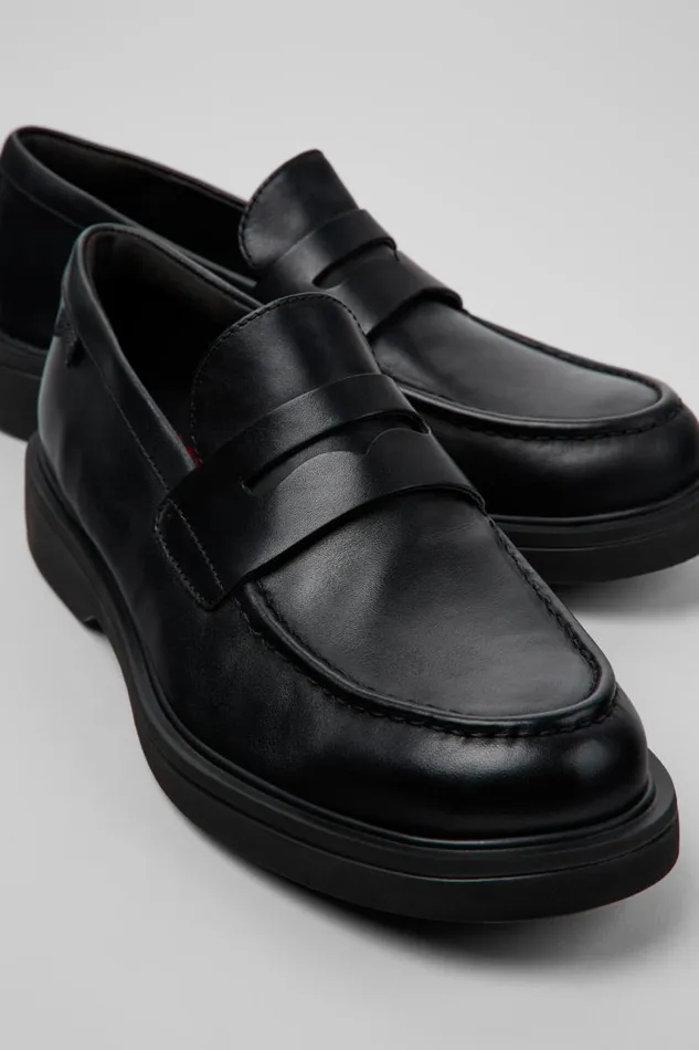 Formal Shoes Men Camper Norman Black Leather Shoes