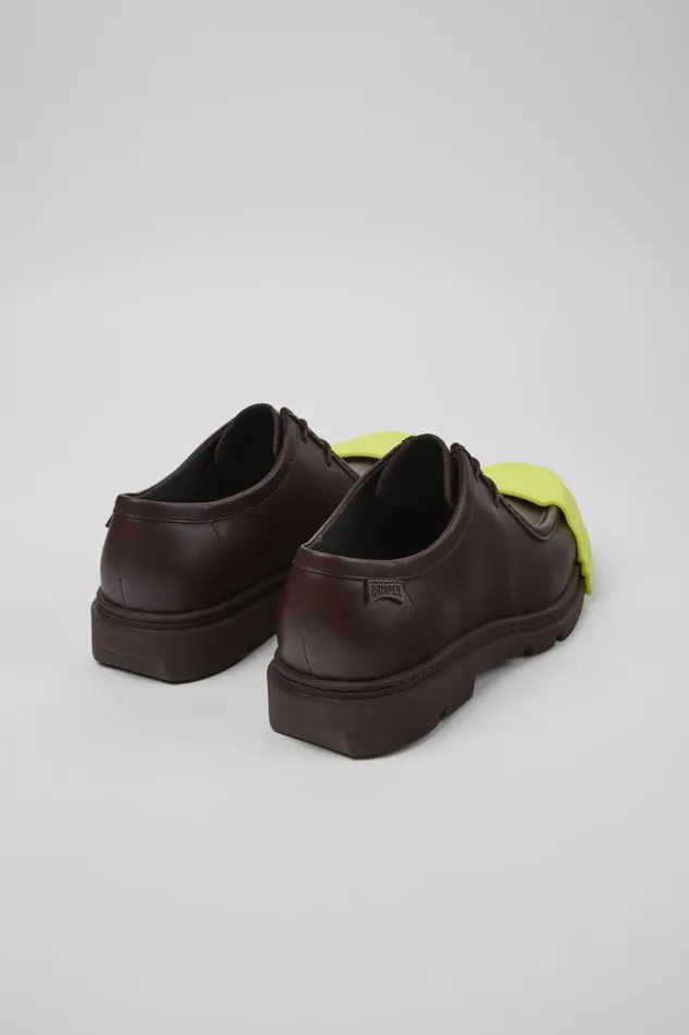 Formal Shoes Women Camper Junction Burgundy Leather Shoes Formal Shoes Women Camper Junction Burgundy Leather Shoes
