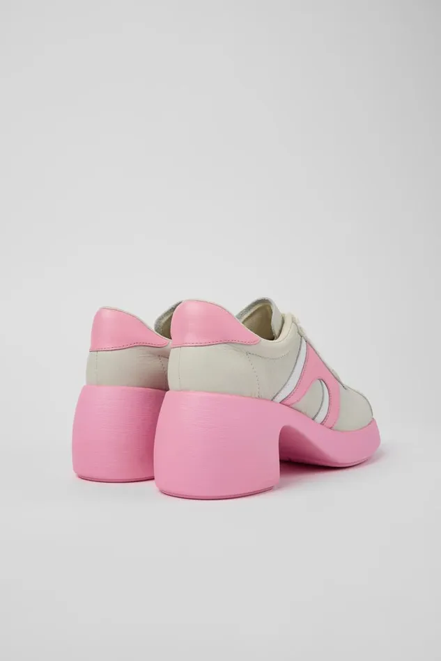 Formal Shoes Women Camper Thelma White LeatherNubuck Shoe Formal Shoes Women Camper Thelma White LeatherNubuck Shoe