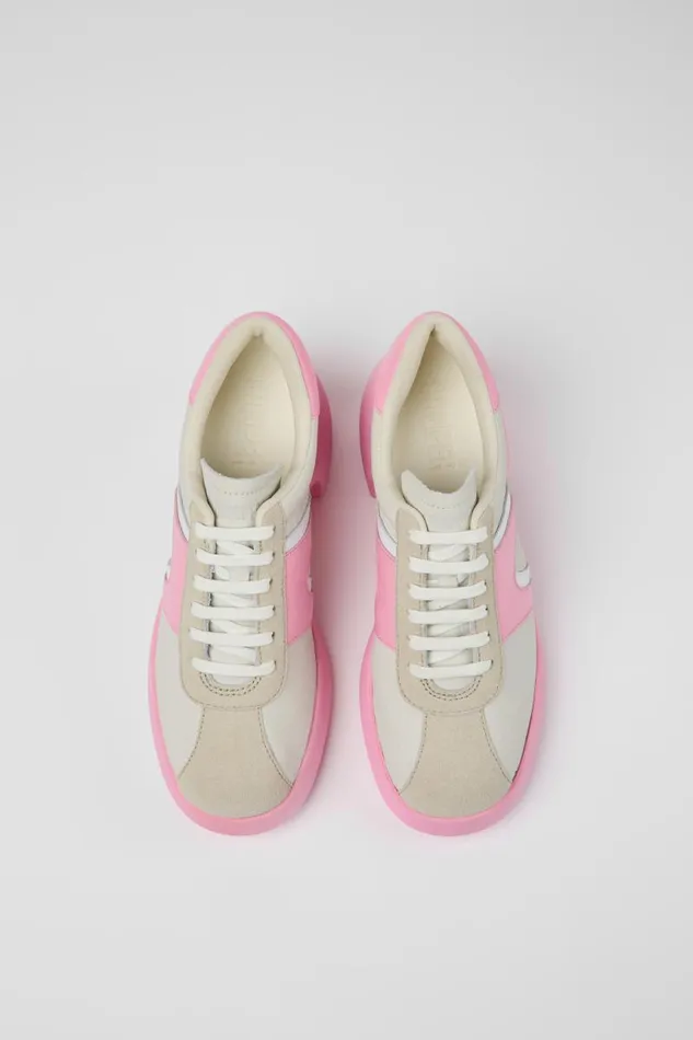 Formal Shoes Women Camper Thelma White LeatherNubuck Shoe Formal Shoes Women Camper Thelma White LeatherNubuck Shoe
