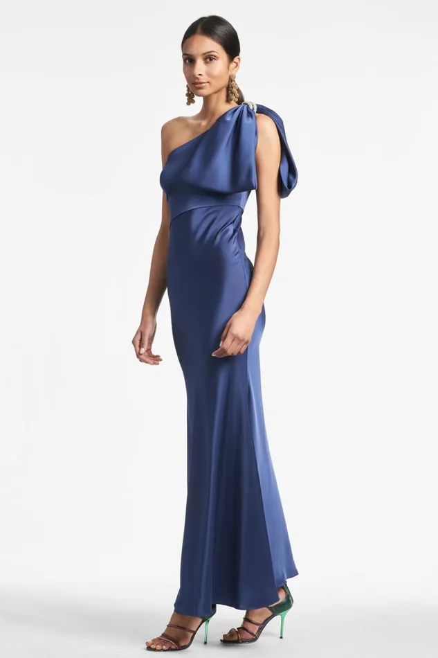 Formal Women Sachin and Babi Aubrey Gown 8211 Washed Indigo
