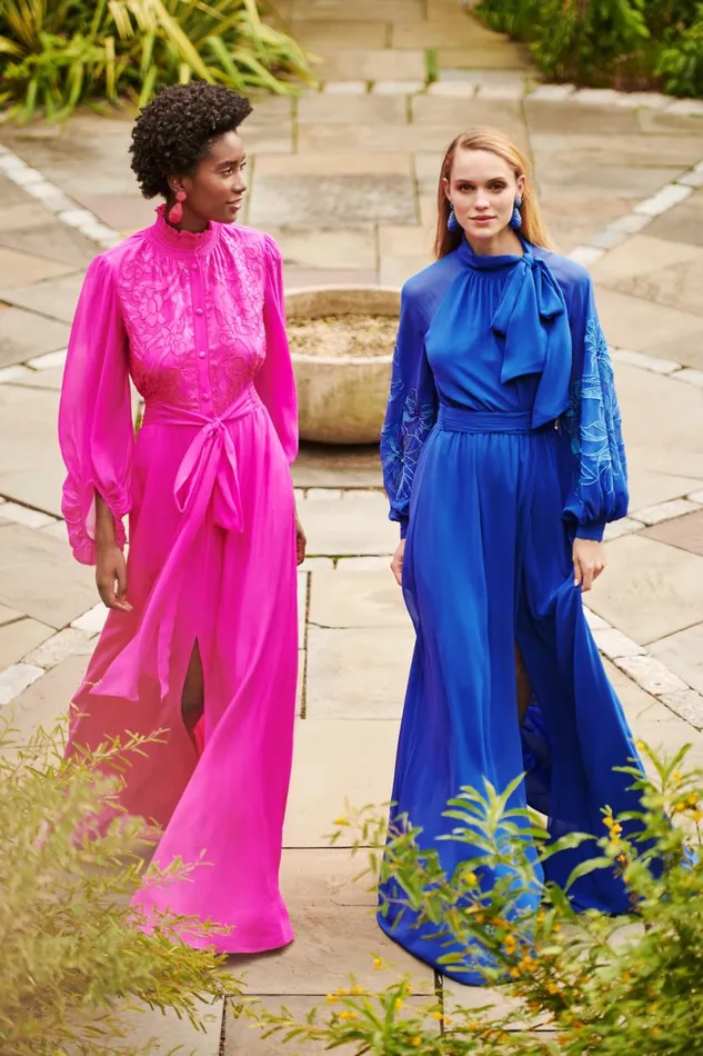 Formal Women Sachin and Babi Beatrix Gown 8211 Fuchsia