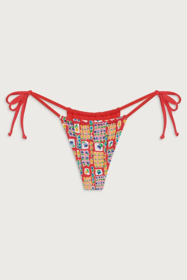 Frankies Bikinis Bikinis Women Tia Tie Side Skimpy Bikini Bottom Field Of Dreams
