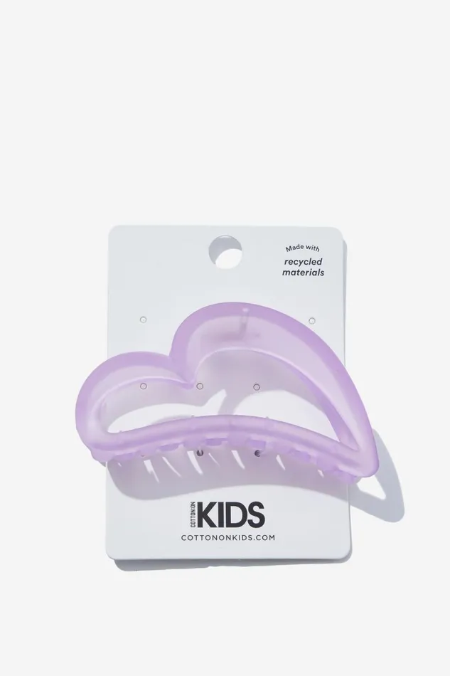 Girls 214 Hair Accessories Cotton On Claudia Claw Clip Lavender Dreams Icy Heart