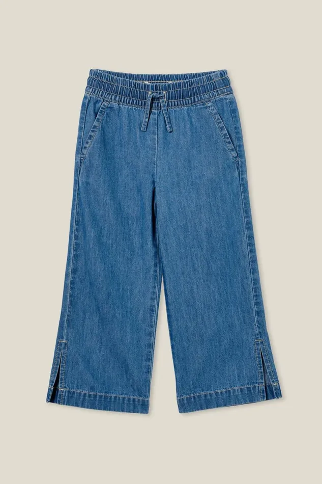 Girls 214 Leggings Pants and Jeans Cotton On Kirsty Wide Leg Jean Weekend Wash
