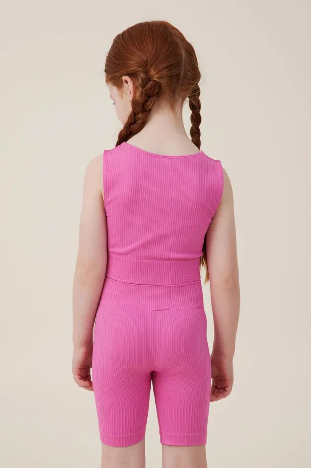 Girls 214 Tops and TShirts Cotton On Imani Seamfree Top Raspberry Pink
