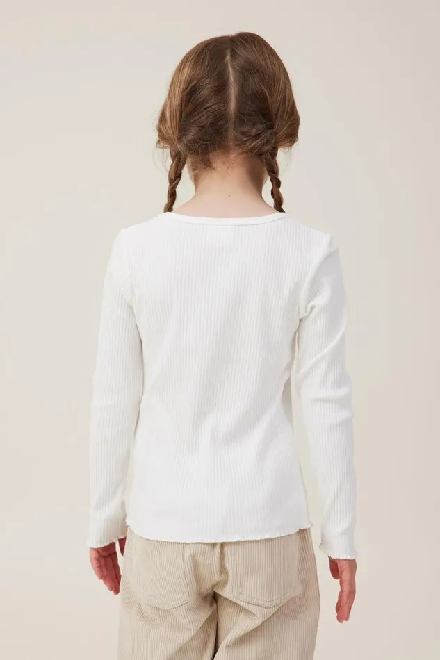 Girls 214 Tops and TShirts Cotton On Jade Crew Vanilla