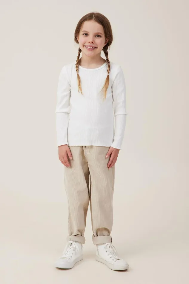 Girls 214 Tops and TShirts Cotton On Jade Crew Vanilla
