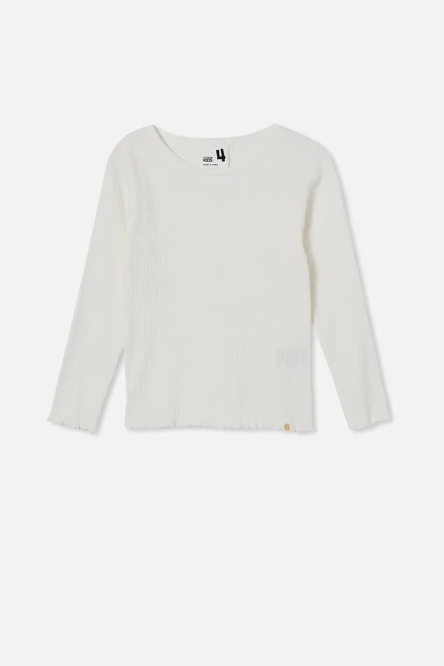 Girls 214 Tops and TShirts Cotton On Jade Crew Vanilla