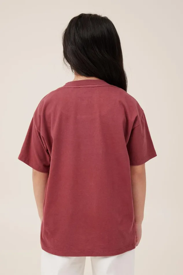 Girls 214 Tops and TShirts Cotton On License Drop Shoulder Short Sleeve Tee Lcn Son Sonichenna