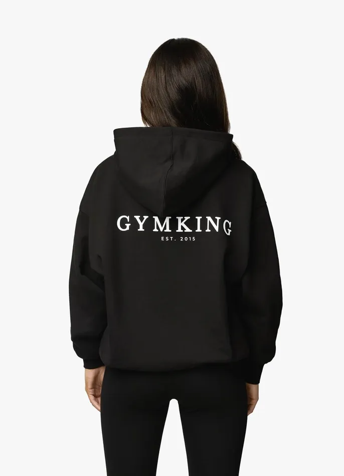 Gym King CoOrds Women Established Relaxed Fit Hood 8211 BlackWhite