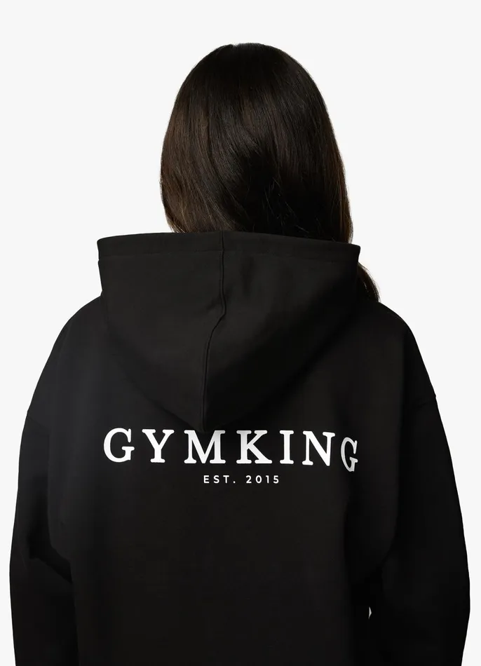 Gym King CoOrds Women Established Relaxed Fit Hood 8211 BlackWhite