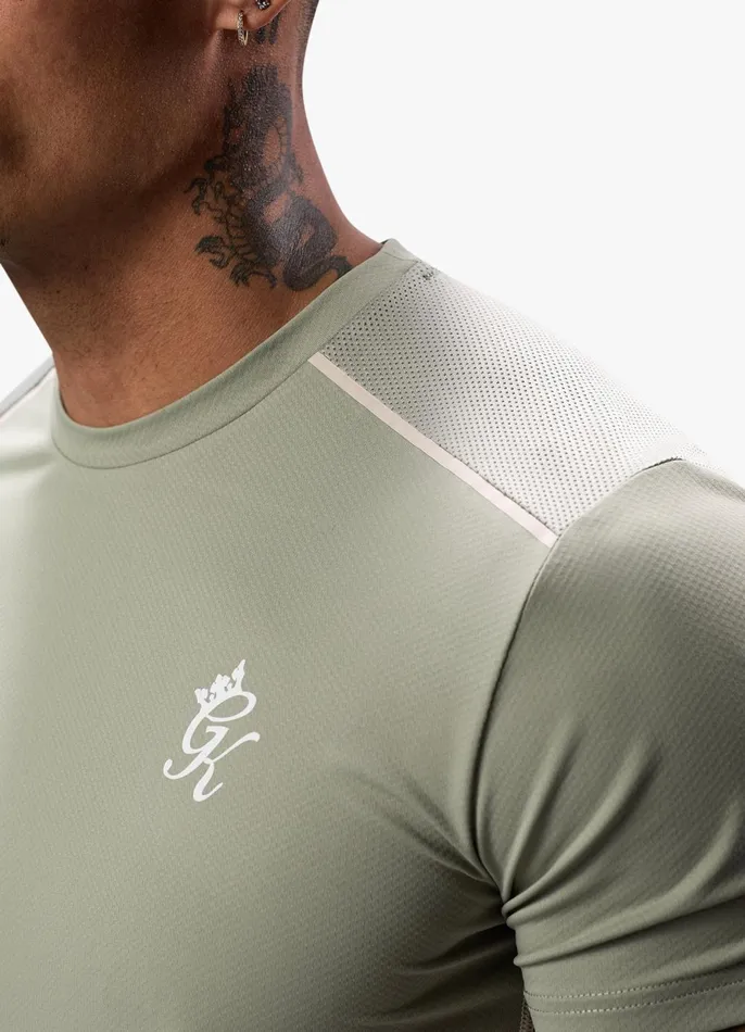 Gym King Gymwear Men Flex Tee 8211 Soft Khaki