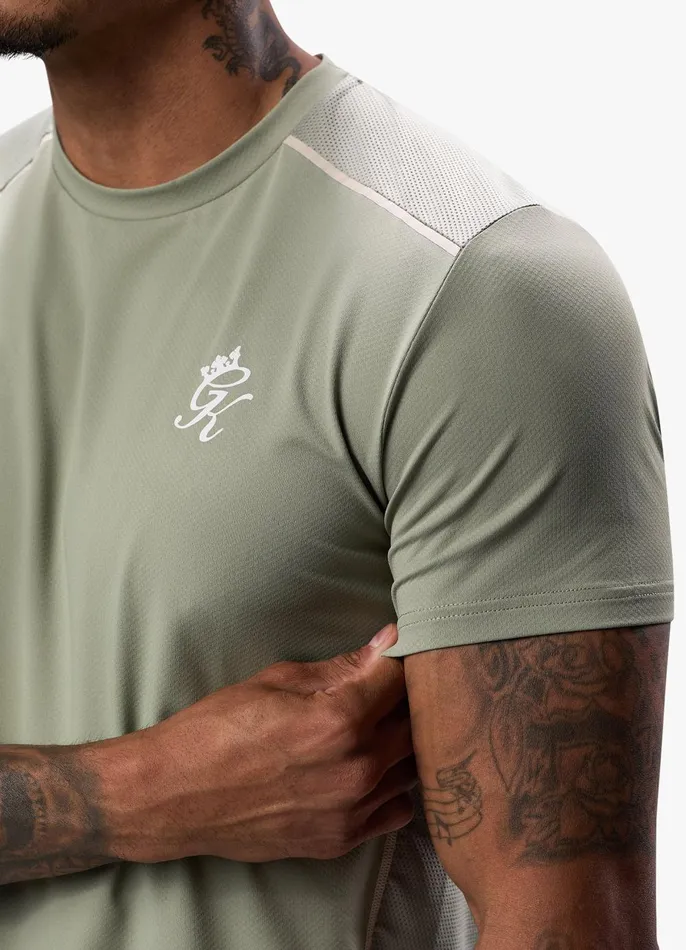 Gym King Gymwear Men Flex Tee 8211 Soft Khaki