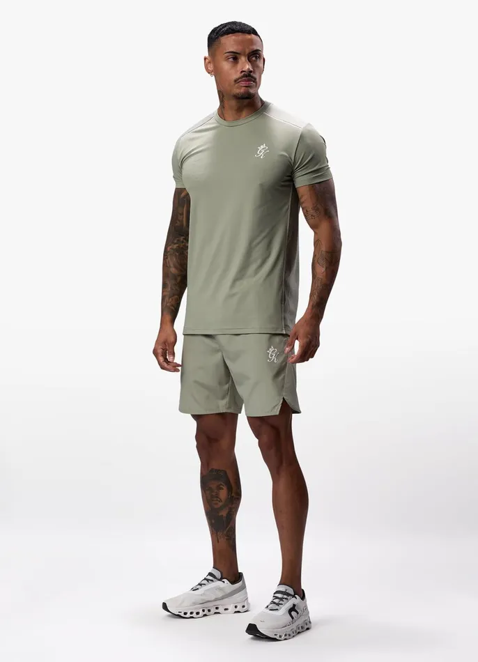Gym King Gymwear Men Flex Tee 8211 Soft Khaki