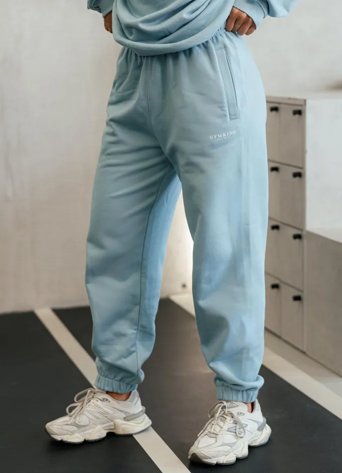 Gym King Joggers Women Established Relaxed Fit Jogger 8211 Stone Blue