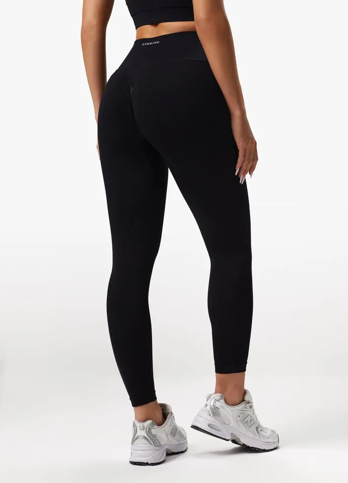 Gym King Leggings Women Sculpt Seamless Legging 8211 Black