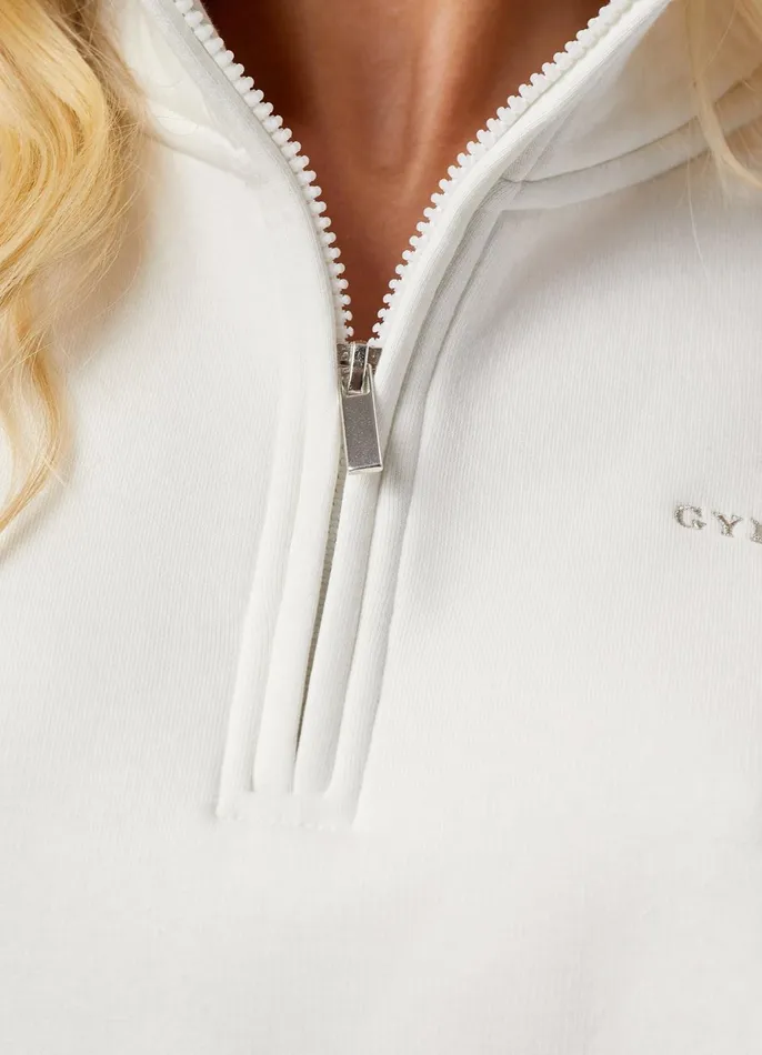 Gym King Sweatshirts and Hoodies Women 365 Raglan Sleeve Funnel 8211 Cream