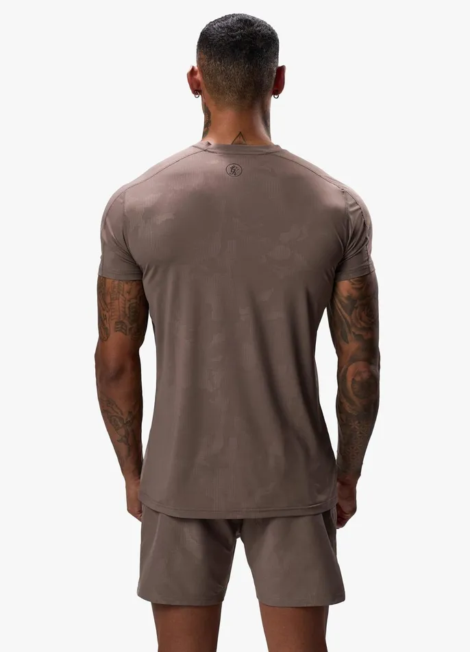 Gym King TShirts Men Debossed Camo Tee 8211 Iron