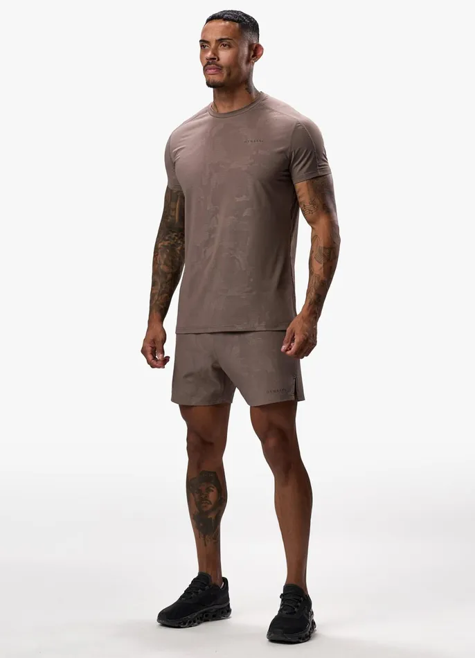 Gym King TShirts Men Debossed Camo Tee 8211 Iron