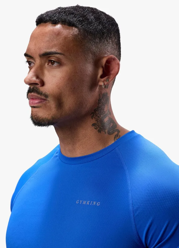 Gym King TShirts Men Energy Linear Tee 8211 Royal Blue
