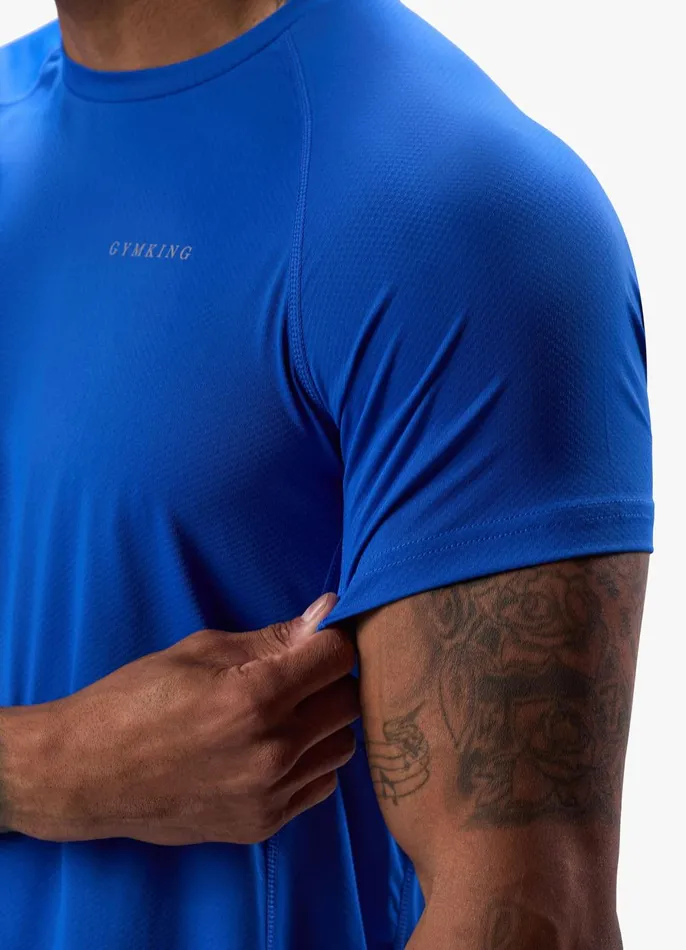 Gym King TShirts Men Energy Linear Tee 8211 Royal Blue