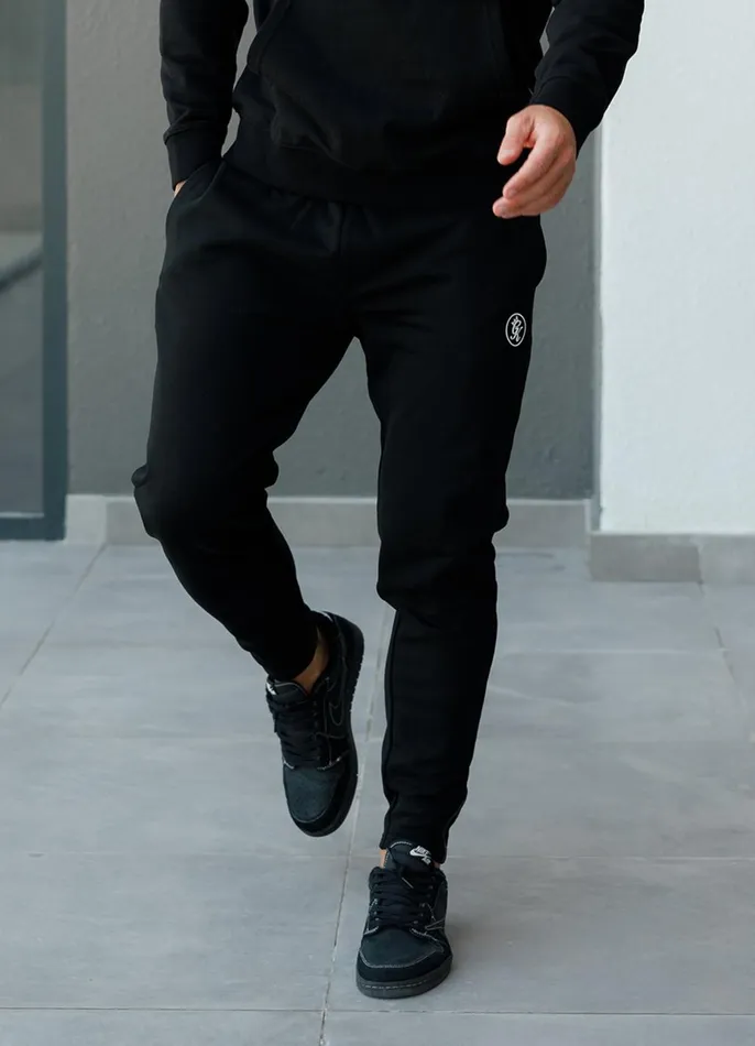 Gym King Tracksuit Bottoms Men Pro Logo Jogger 8211 Black