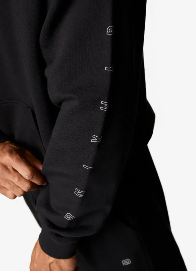 Gym King Tracksuit Tops Men Stealth Loopback Hood 8211 Black