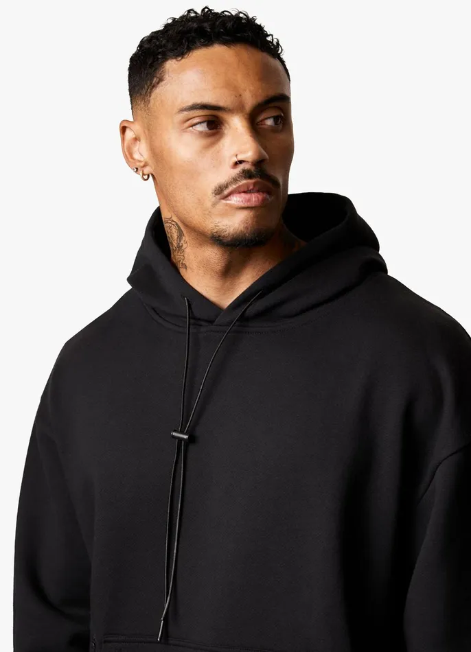 Gym King Tracksuit Tops Men Stealth Loopback Hood 8211 Black