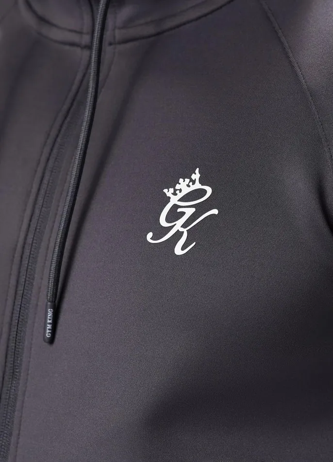 Gym King Tracksuits Men Core Plus Poly Tracksuit 8211 Graphite