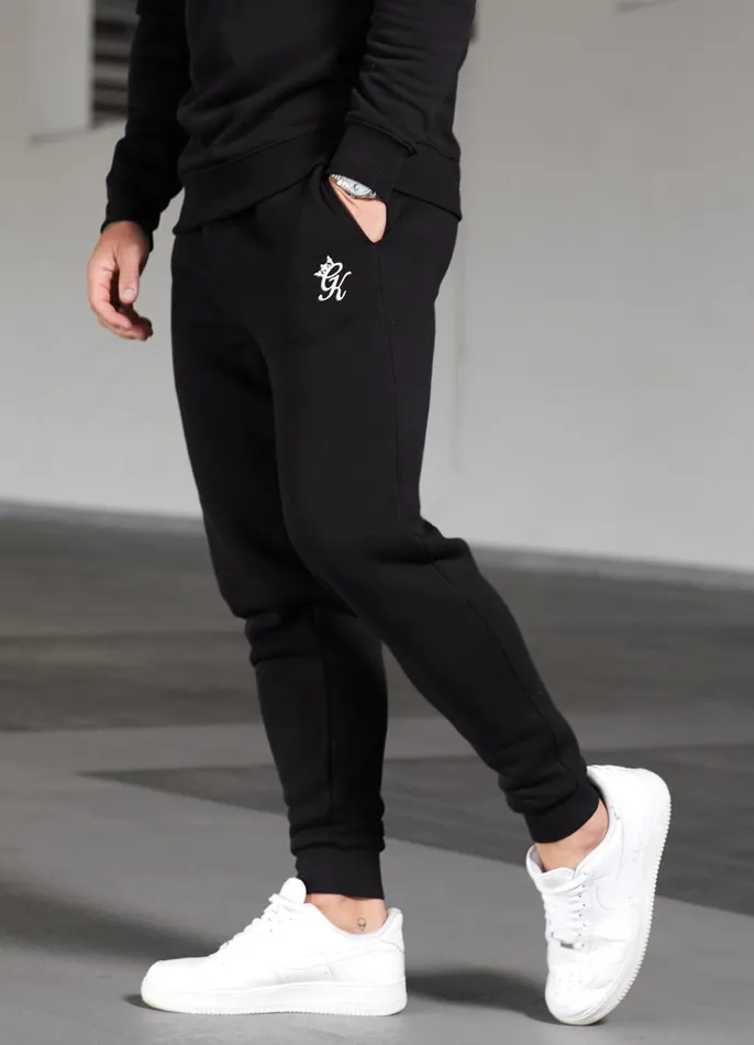 Gym King Tracksuits Men Fundamental Crew Tracksuit 8211 Black