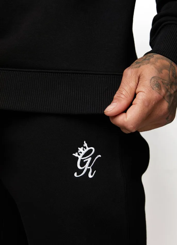 Gym King Tracksuits Men Fundamental Crew Tracksuit 8211 Black
