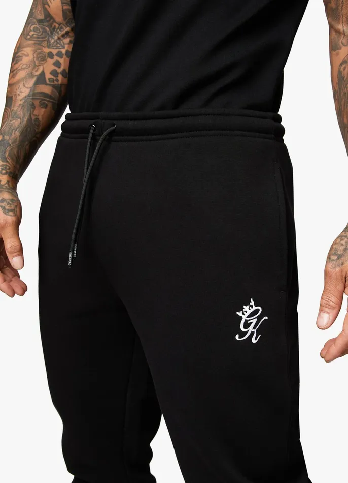 Gym King Tracksuits Men Fundamental Crew Tracksuit 8211 Black