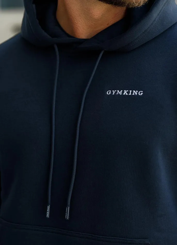 Gym King Tracksuits Men Linear Fundamental Tracksuit 8211 Navy