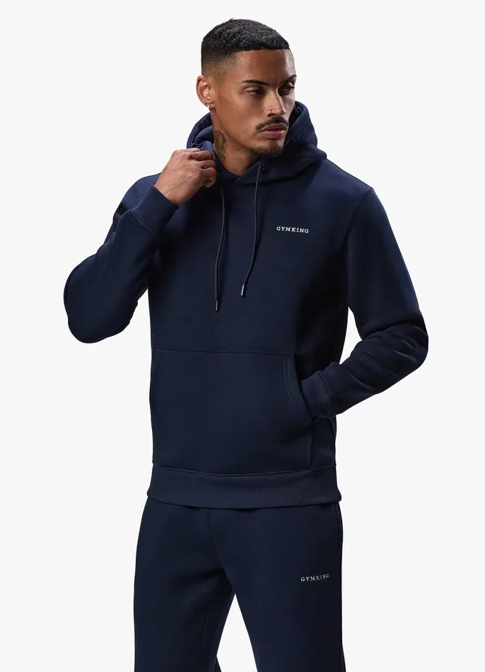 Gym King Tracksuits Men Linear Fundamental Tracksuit 8211 Navy