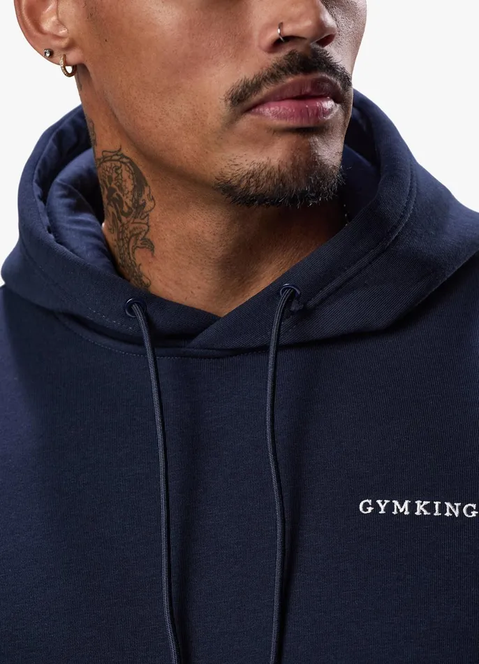 Gym King Tracksuits Men Linear Fundamental Tracksuit 8211 Navy