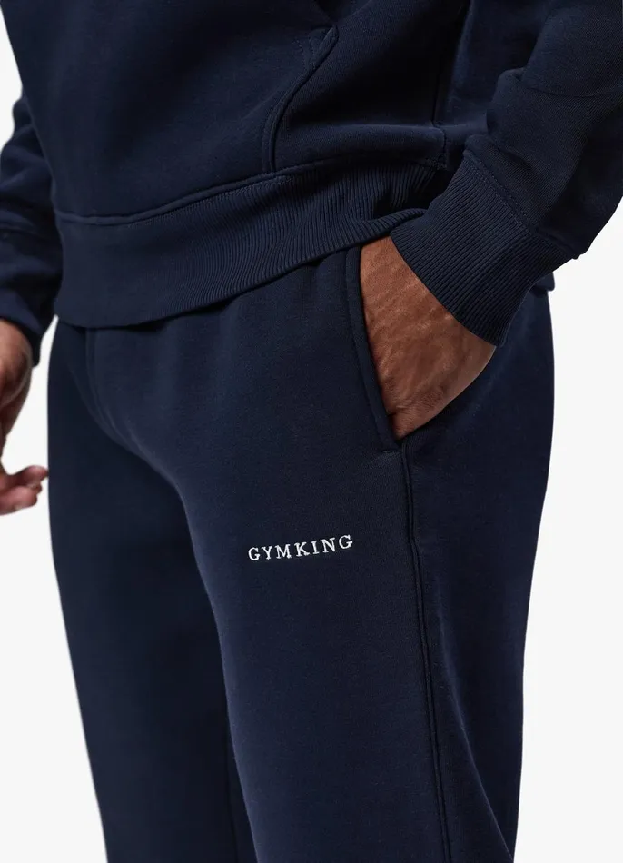 Gym King Tracksuits Men Linear Fundamental Tracksuit 8211 Navy