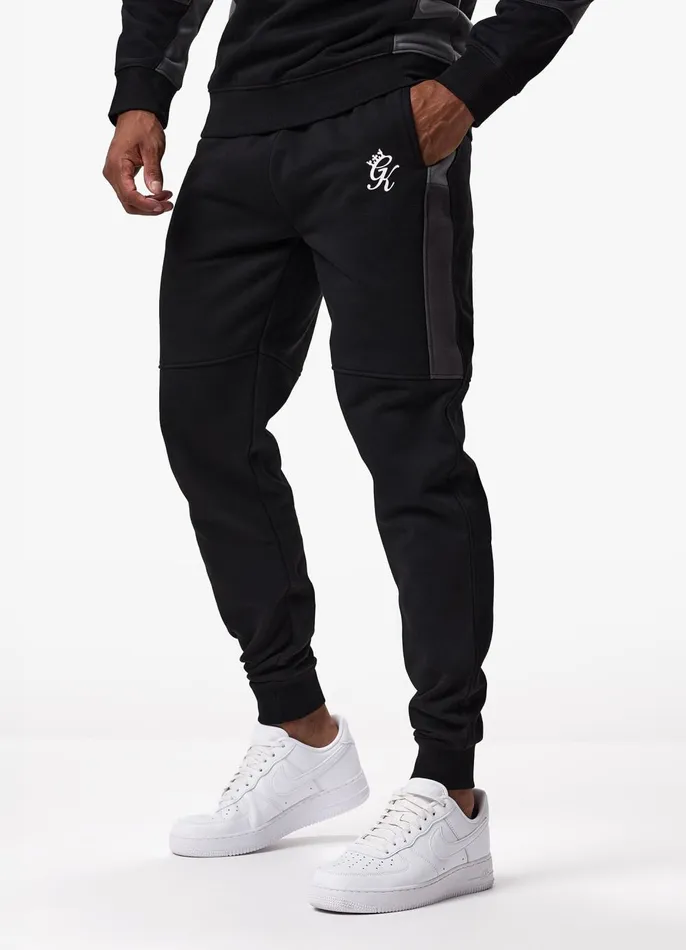 Gym King Tracksuits Men Minefield Crew Tracksuit 8211 Black