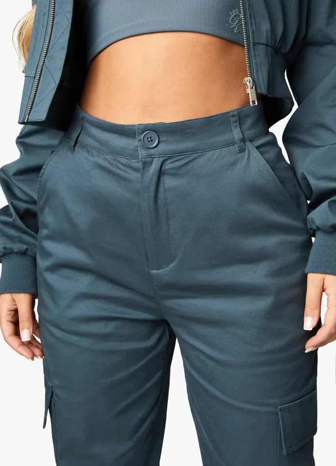 Gym King Tracksuits Women Woven Tracksuit 8211 Storm Blue