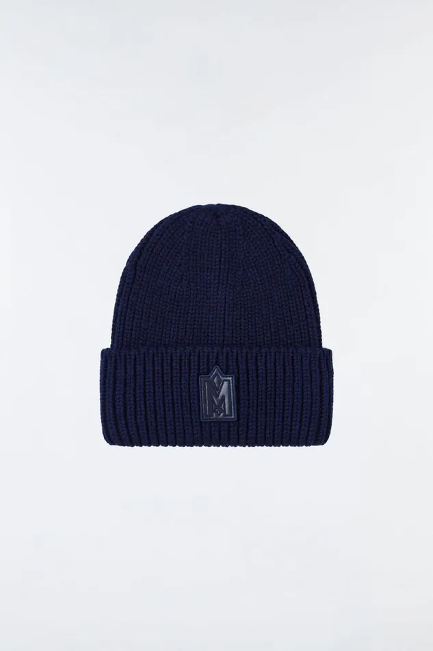 Hats Women Mackage JUDE Handknit Toque With Ribbed Cuff Cream