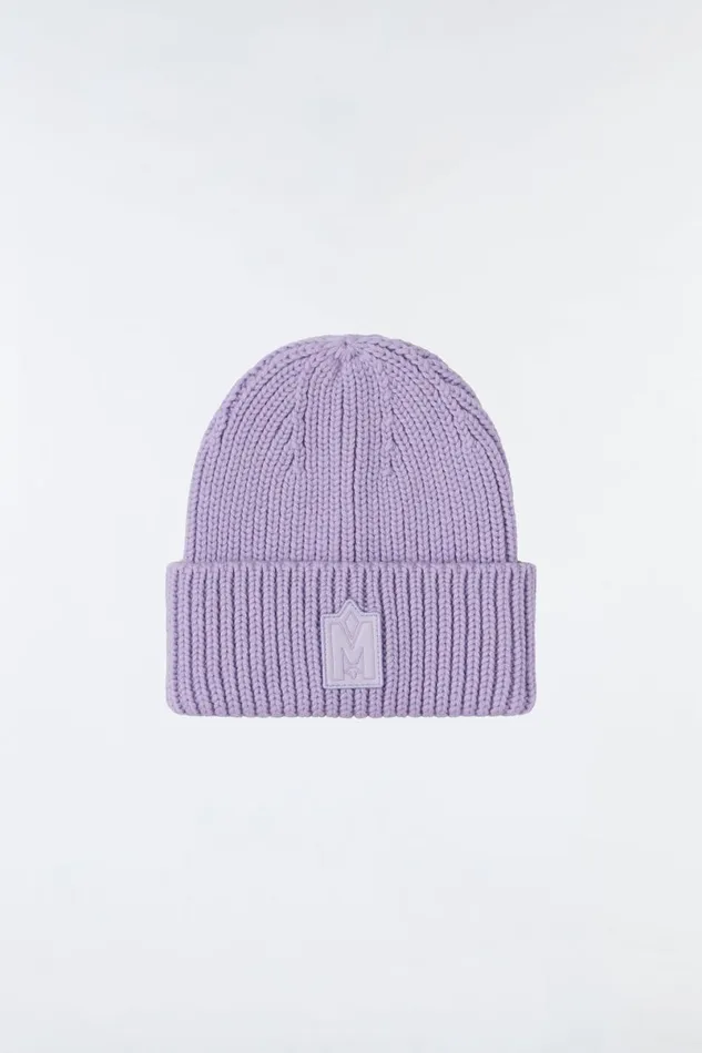 Hats Women Mackage JUDE Handknit Toque With Ribbed Cuff Cream