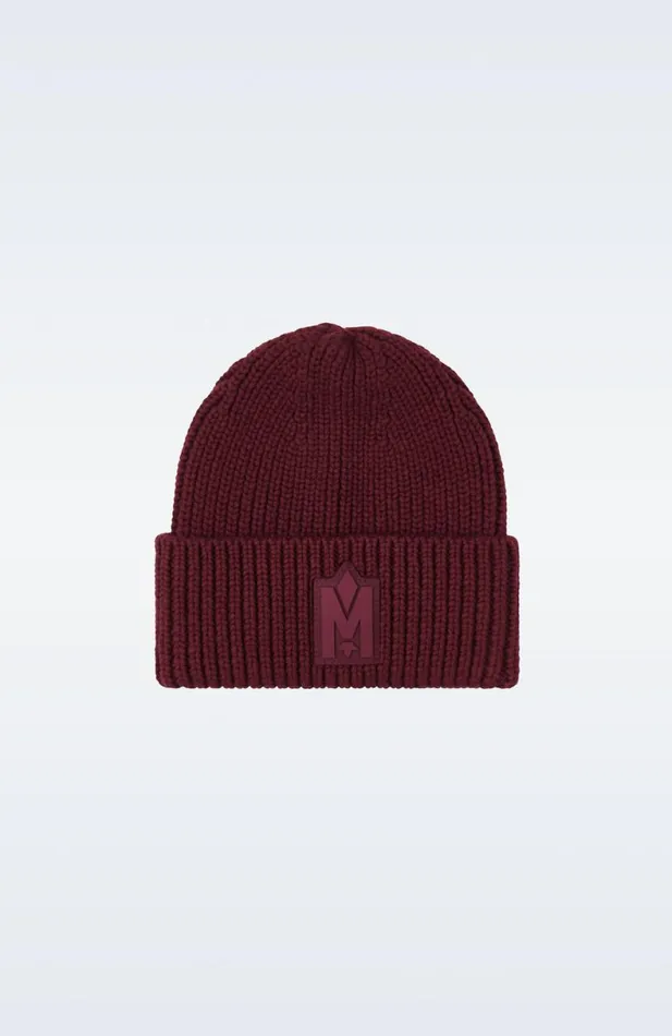 Hats Women Mackage JUDEWZ Handknit Toque With Ribbed Cuff Black